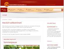 Tablet Screenshot of mvholzhausen.de